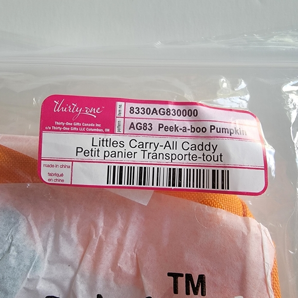 Thirty-one Little Carry-all Caddy - Peek-a-boo Pumpkin - Picture 5 of 5